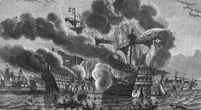 Hervé Primoguet bruciò la nave ammiraglia dell