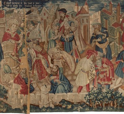 Storia di San Piat e San Eleuterio, Scena 4: Hirineus distrugge l