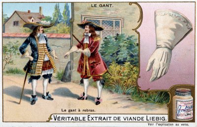 Storia del guanto: il guanto come arma da Unknown artist