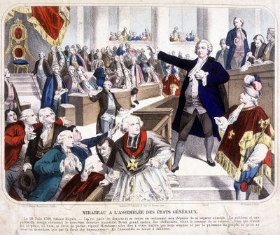 Honoré Gabriel Riqueti, Conte di Mirabeau (1749-1791) all