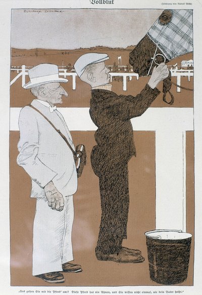 Equitazione: corsa di cavalli da Unknown artist