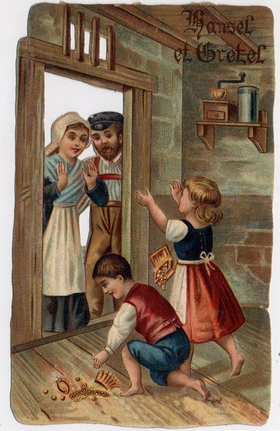 Illustrazione per la fiaba dei fratelli Grimm 