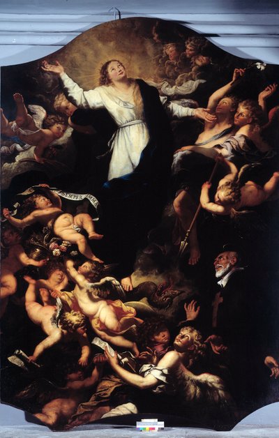 Immacolata Concezione con San Filippo Neri da Unknown artist
