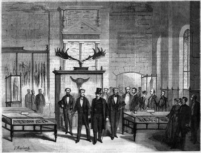 Inaugurazione del Museo Gallo-Romano al Castello di Saint-Germain-en-Laye da parte di Napoleone III (Charles Louis Napoleon Bonaparte) da Unknown artist