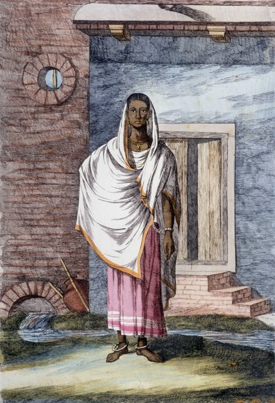 Cultura e civiltà indiana: Hidjera, ballerina in India. da Unknown artist