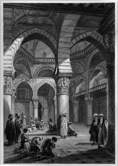 Interno di una moschea ad Algeri da Unknown artist