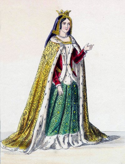 Isabella I di Castiglia, detta la Cattolica (1451-1504), regina di Castiglia da Unknown artist