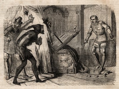 Jacob Van Artevelde, assassinato nel 1345 da Unknown artist
