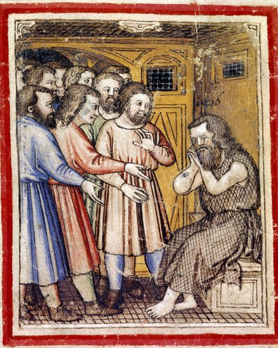 Giacobbe piange la scomparsa del figlio Giuseppe da Unknown artist