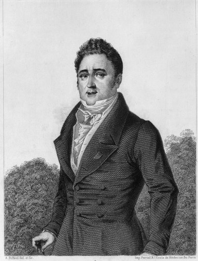 Jacques Lafitte (1767-1844), banchiere e politico francese - incisione in "Histoire de la vie politique et privée de Louis Philippe" da Unknown artist