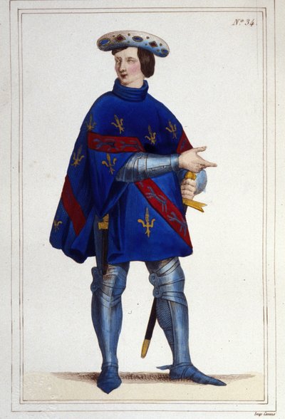 Jacques de Bourbon, Conte di La Marche, Conestabile di Francia nel 1354 (? -1361). da Unknown artist