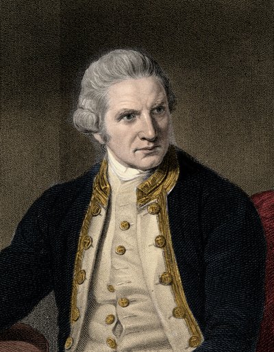 James Cook 1728-1779 - incisione - XIX secolo da Unknown artist