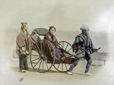 Risciò giapponese, circa 1900 da Unknown artist