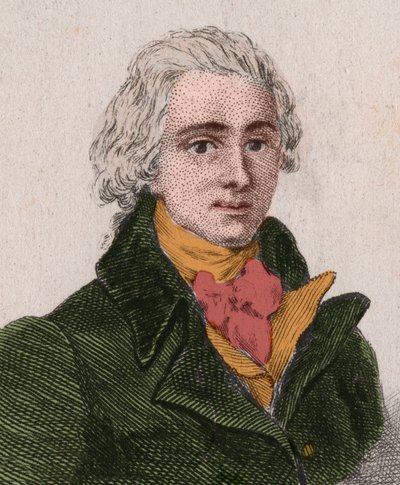 Jean-Pierre-Claris de Florian (1755-1794), drammaturgo, romanziere, poeta, favolista francese. Incisione del 1876 da Unknown artist