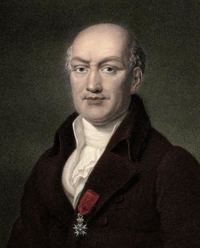 Jean Baptiste Joseph Delambre 1749-1822 (incisione del XIX secolo) da Unknown artist