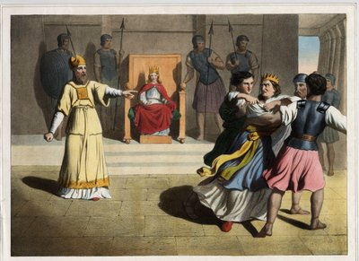 Ioas (Joas) cacciato dal trono e ordinò la morte della regina Atalia con l