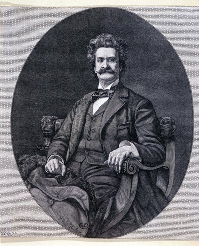 Johann II Strauss Jr., musicista austriaco da Unknown artist