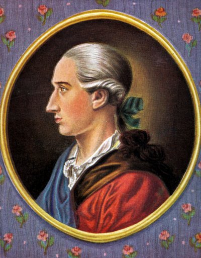 Johann Wolfgang von Goethe da Unknown artist