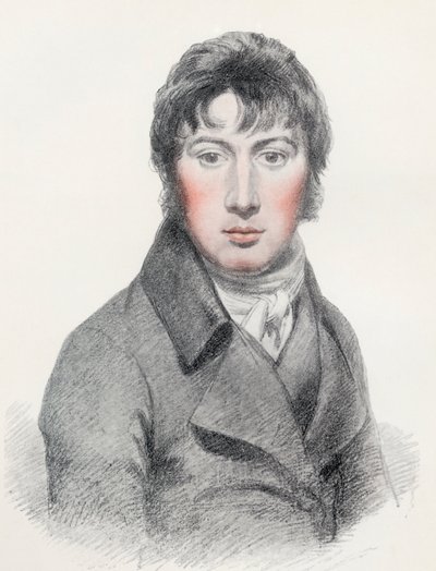 John Constable (litografia a colori) da Unknown artist
