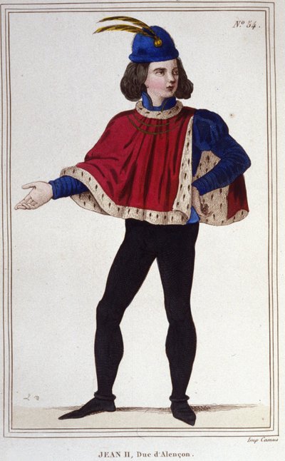 Giovanni II di Valois, Duca di Alençon (1409-1476). Comanda l