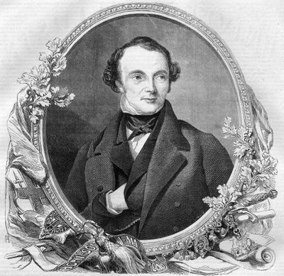 John Russell (1792-1878), politico britannico incisione del 1860 da Unknown artist