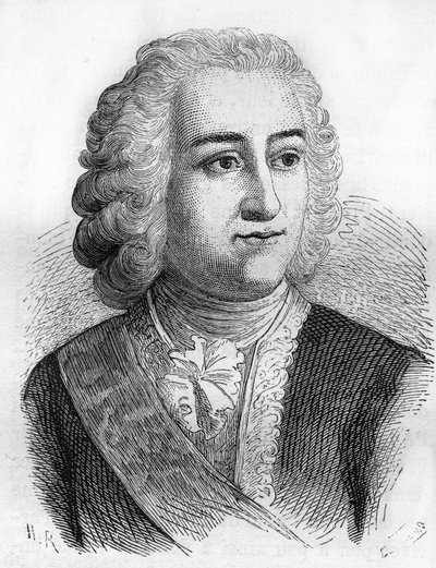 Joseph François Dupleix, amministratore coloniale francese da Unknown artist