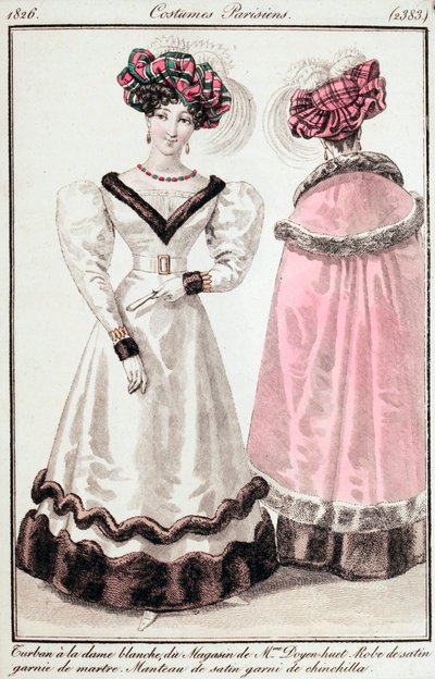 Journal des dames et des modes, costumi parigini da Unknown artist