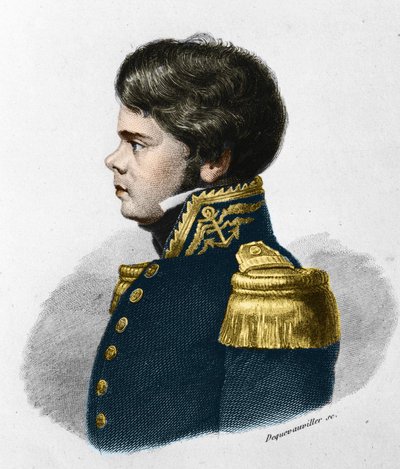Jules Poret de Blosseville. Esploratore, marinaio e geografo francese (1802-1833) da Unknown artist