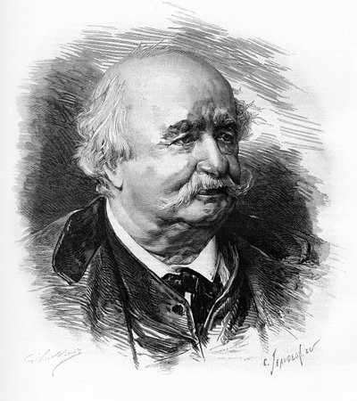 Jules Sandeau (1811-1883), scrittore, romanziere e drammaturgo francese da Unknown artist