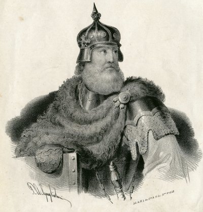 Kestutis, granduca di Lituania e duca di Trakai da Unknown artist