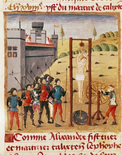 Il re Alessandro Magno (356-323 a.C.) assiste all