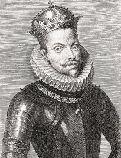 Re Filippo III di Spagna e come Filippo II, Re del Portogallo. Ritratto. da Unknown artist