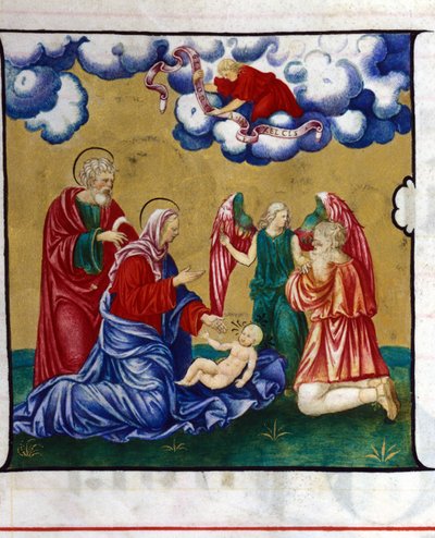 La Natività, rappresentazione da un Coro della Chiesa dell