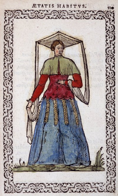 La Nictorienne - in "Habits et effigies" di Jean Sulperius da Unknown artist