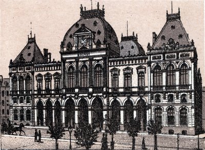 Le Havre, la borsa in "Il mondo illustra 168 vedute" da Unknown artist