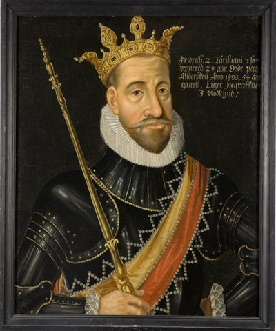 Re Federico II di Danimarca da Unknown artist