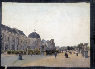 Les Tuileries - in "Views of Paris for Panoptic Polyorama", circa 1850 da Unknown artist