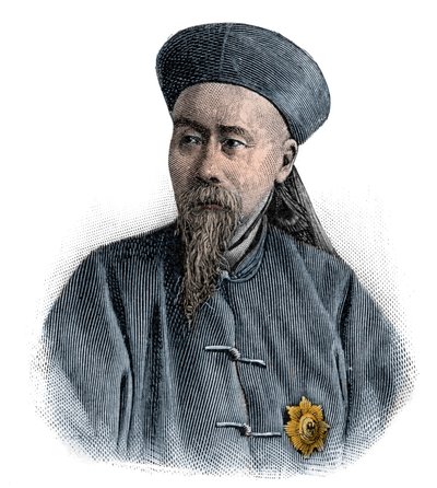 Li Hongzhang (Li Hung-chang, Hung Chang) politico, generale e diplomatico del tardo Impero Qing - Li Hongzhang (Li Hung-Chang, Hung Chang, o Hongchang) da Unknown artist
