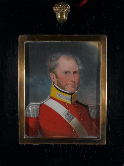Tenente Colonnello Mathew Frederick Steele, 77° Reggimento da Unknown artist