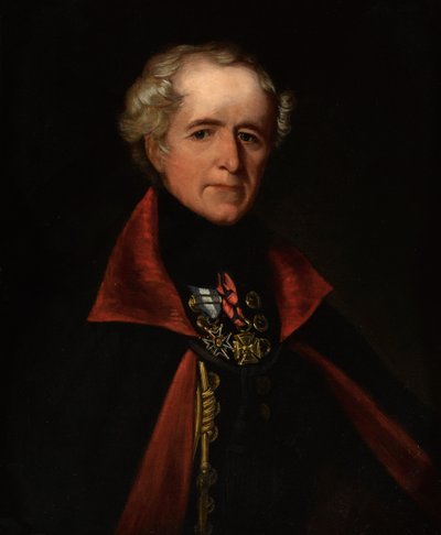 Tenente Generale Sir Samuel Venables Hinde KCB, circa 1832 da Unknown