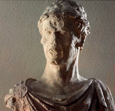 Busto in calcare dell