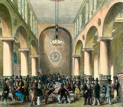 Borsa di Londra: Borsa di Londra nel XIX secolo da Unknown artist