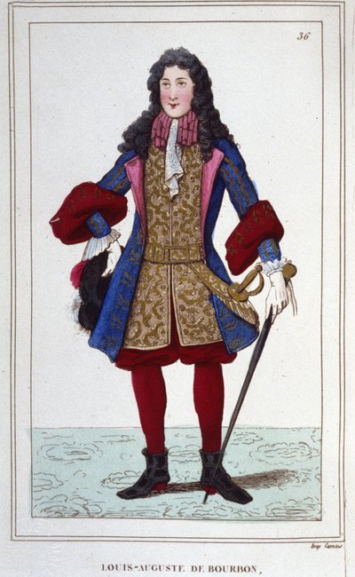 Louis Auguste de Bourbon, Duca del Maine (1670-1736). Principe francese da Unknown artist