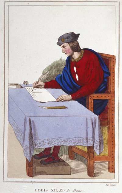 Luigi XII (1462-1515), Re di Francia incisione del 1830 da Unknown artist