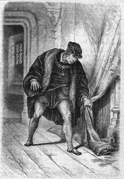 Luigi XI, Re di Francia a Peronne (Italia). da Unknown artist