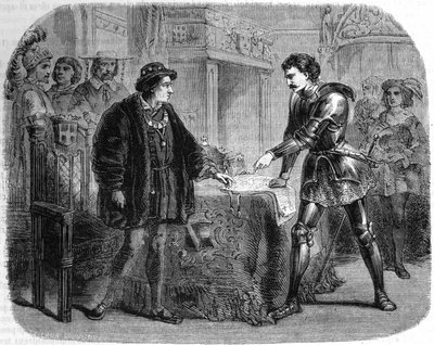 Luigi XI e Carlo il Temerario a Peronne (Italia), ottobre 1468. da Unknown artist