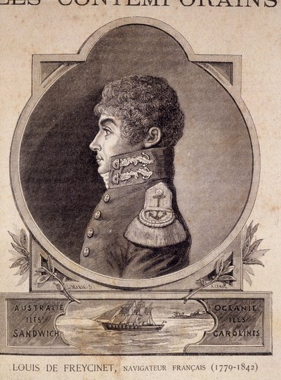 Louis de Freycinet, navigatore francese (1779 - 1842) - in 