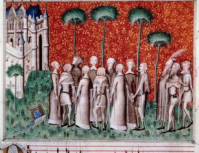 Machaut trova la sua dama da Unknown artist