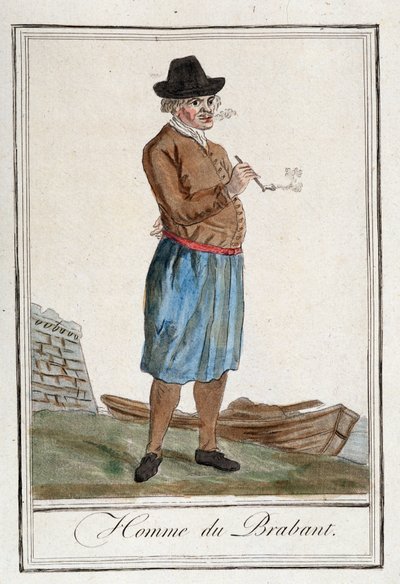 Uomo del Brabante (Belgio) da Unknown artist