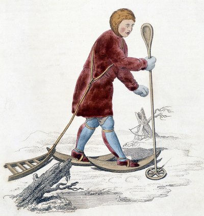 Uomo della tribù Ostiak (Khanty o Khante) (tribù di cacciatori paleosiberiani stabiliti nell